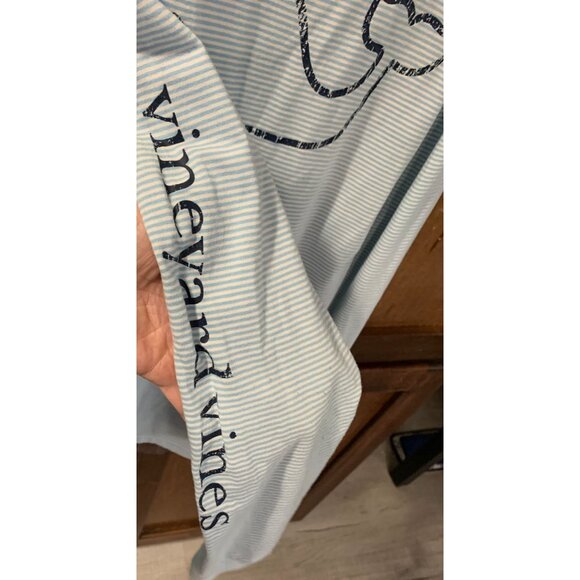 Vineyard Vines Womens Medium 12 14 Edgartown Tshirt Shirt Long Sleeve Pullover S - Picture 5 of 5
